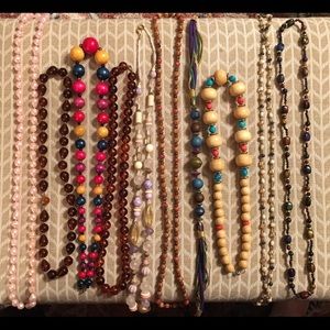 10 Different Vintage 1980s - 1990’s Bead Necklaces